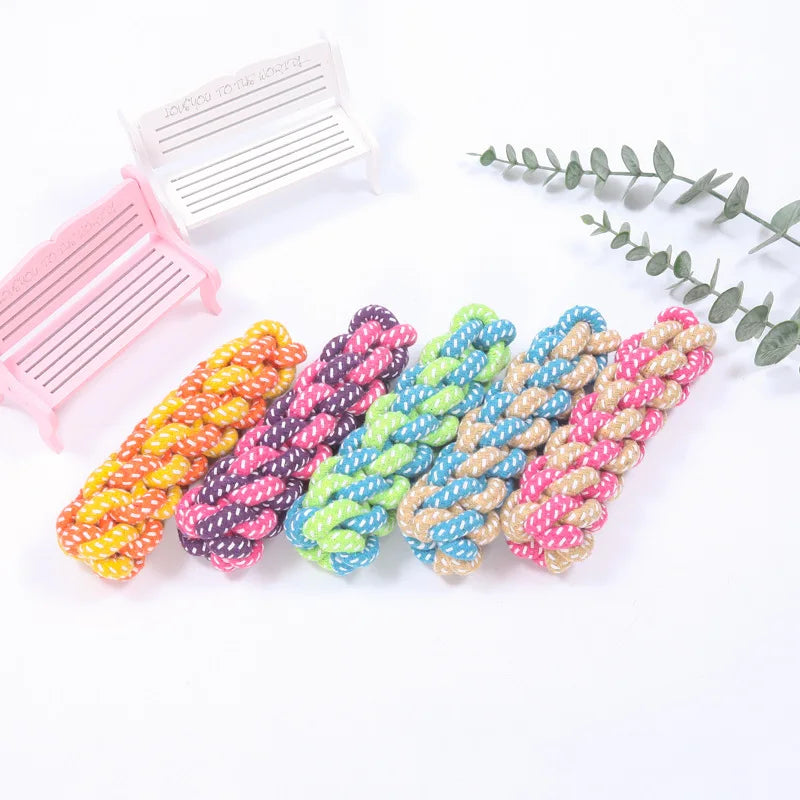 Cotton Rope Ball Interactive Chew & Dental Dog Toy