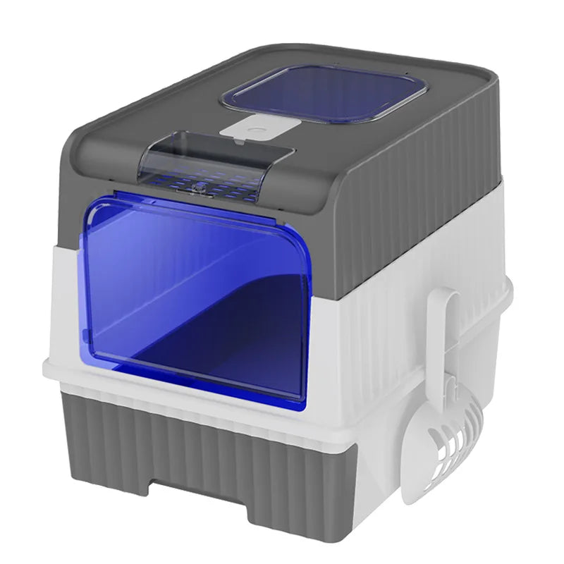 UVGuard Foldable Rechargeable Self-Cleaning Cat Litter Box