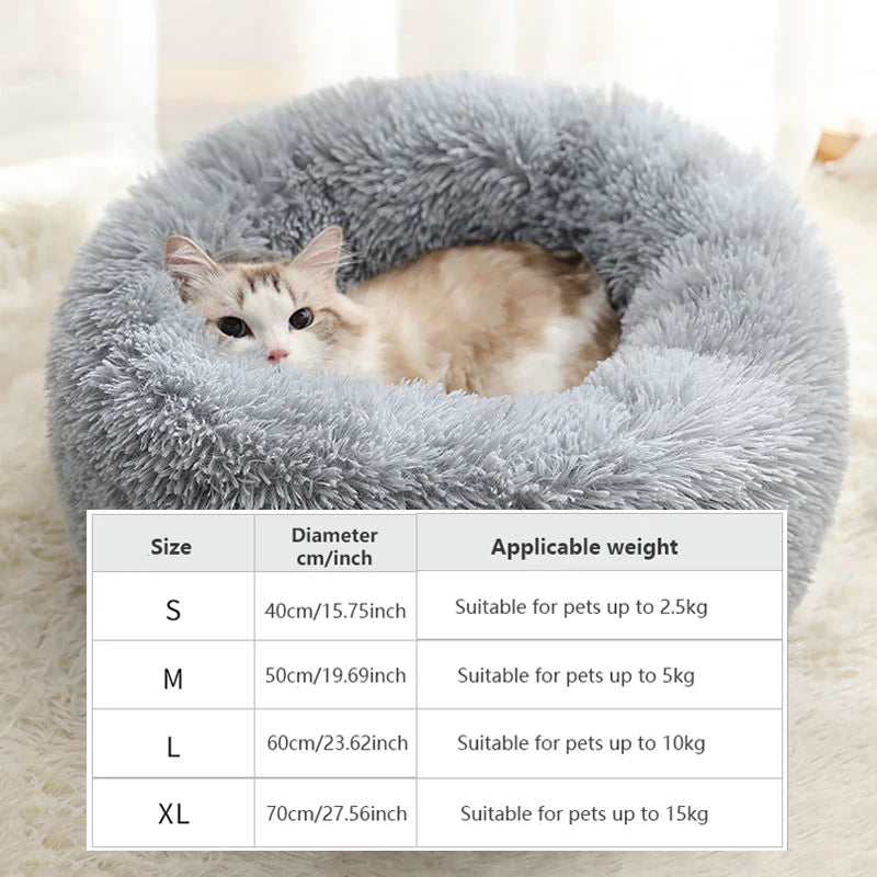 Long Plush Winter Beds for Dogs & Cats