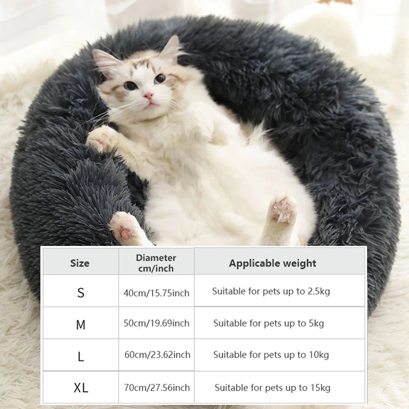 Long Plush Winter Beds for Dogs & Cats