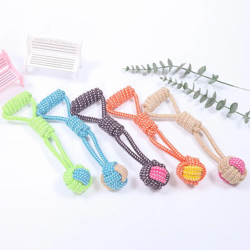 Cotton Rope Ball Interactive Chew & Dental Dog Toy