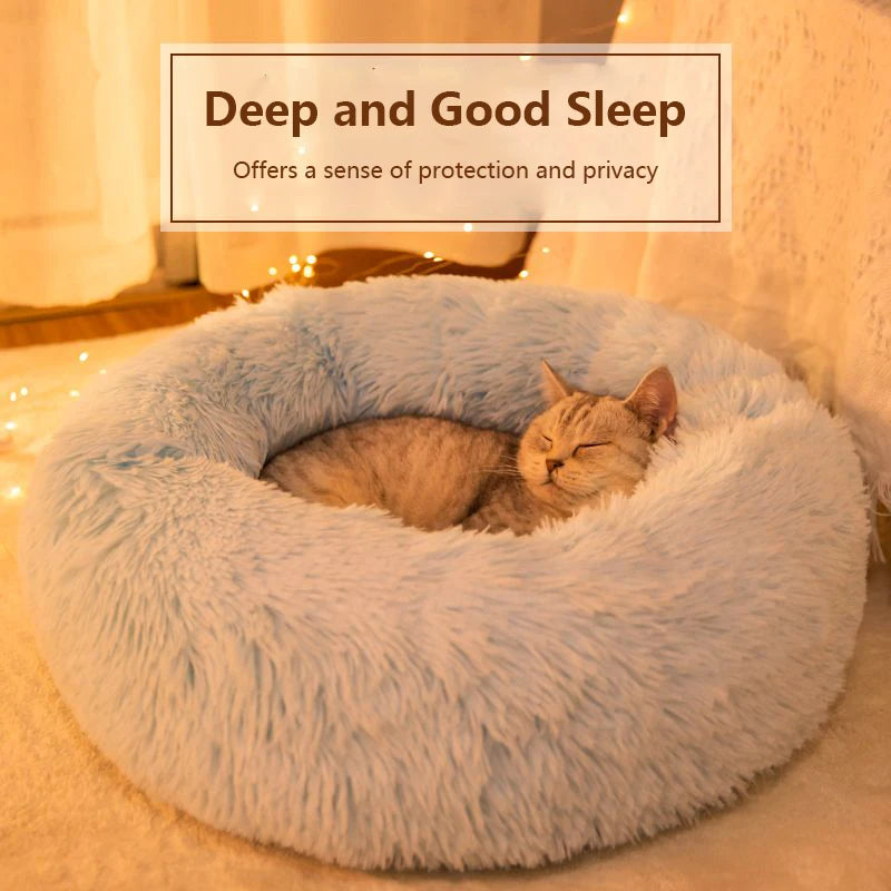 Long Plush Winter Beds for Dogs & Cats