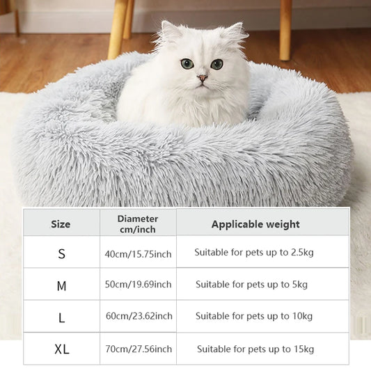 Long Plush Winter Beds for Dogs & Cats