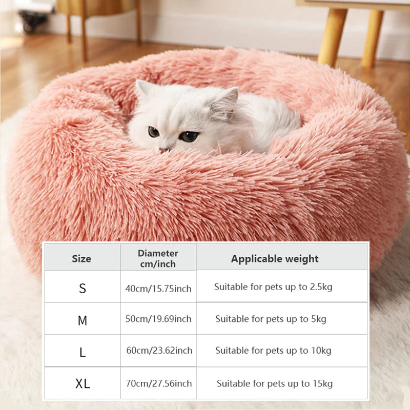 Long Plush Winter Beds for Dogs & Cats