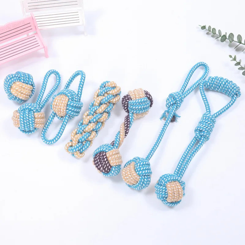 Cotton Rope Ball Interactive Chew & Dental Dog Toy