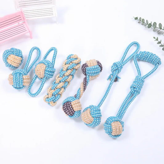 Cotton Rope Ball Interactive Chew & Dental Dog Toy