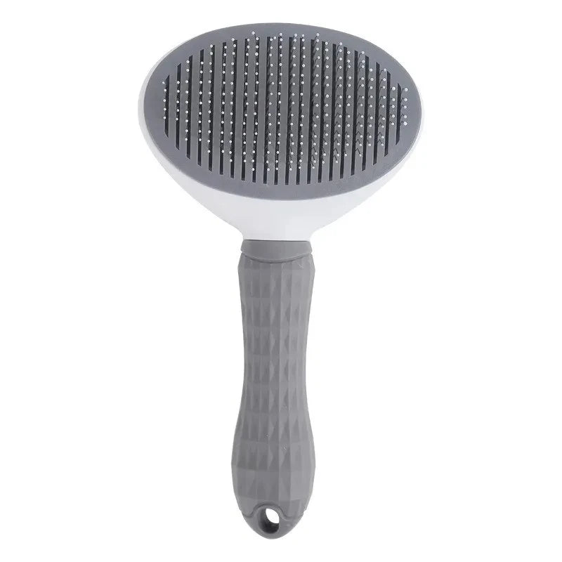 FurGuard Deluxe Wood-Handle Slicker Grooming Brush