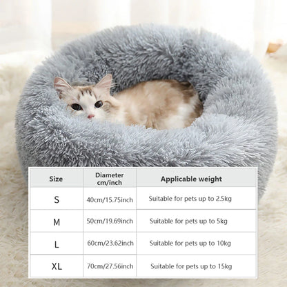 Long Plush Winter Beds for Dogs & Cats