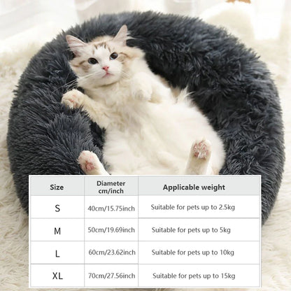 Long Plush Winter Beds for Dogs & Cats