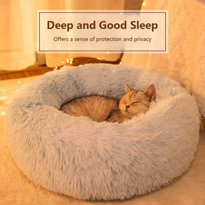 Long Plush Winter Beds for Dogs & Cats
