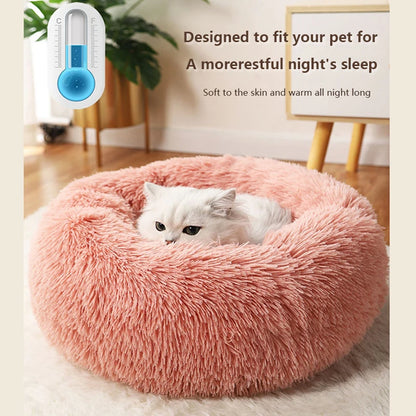Long Plush Winter Beds for Dogs & Cats