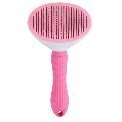 FurGuard Deluxe Wood-Handle Slicker Grooming Brush